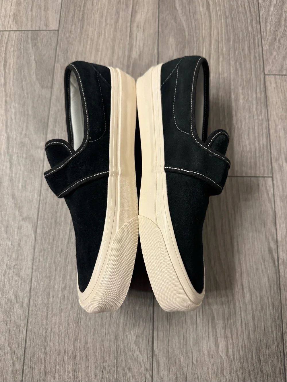 Vans 47dx Black Suede Slip-On Sneakers